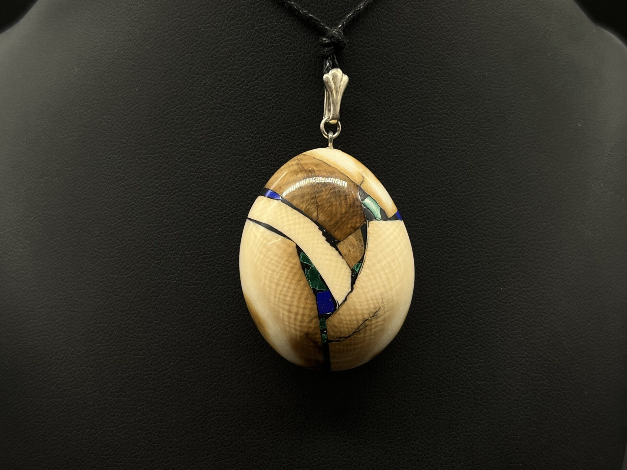 Kette Lapislazuli/Malachit