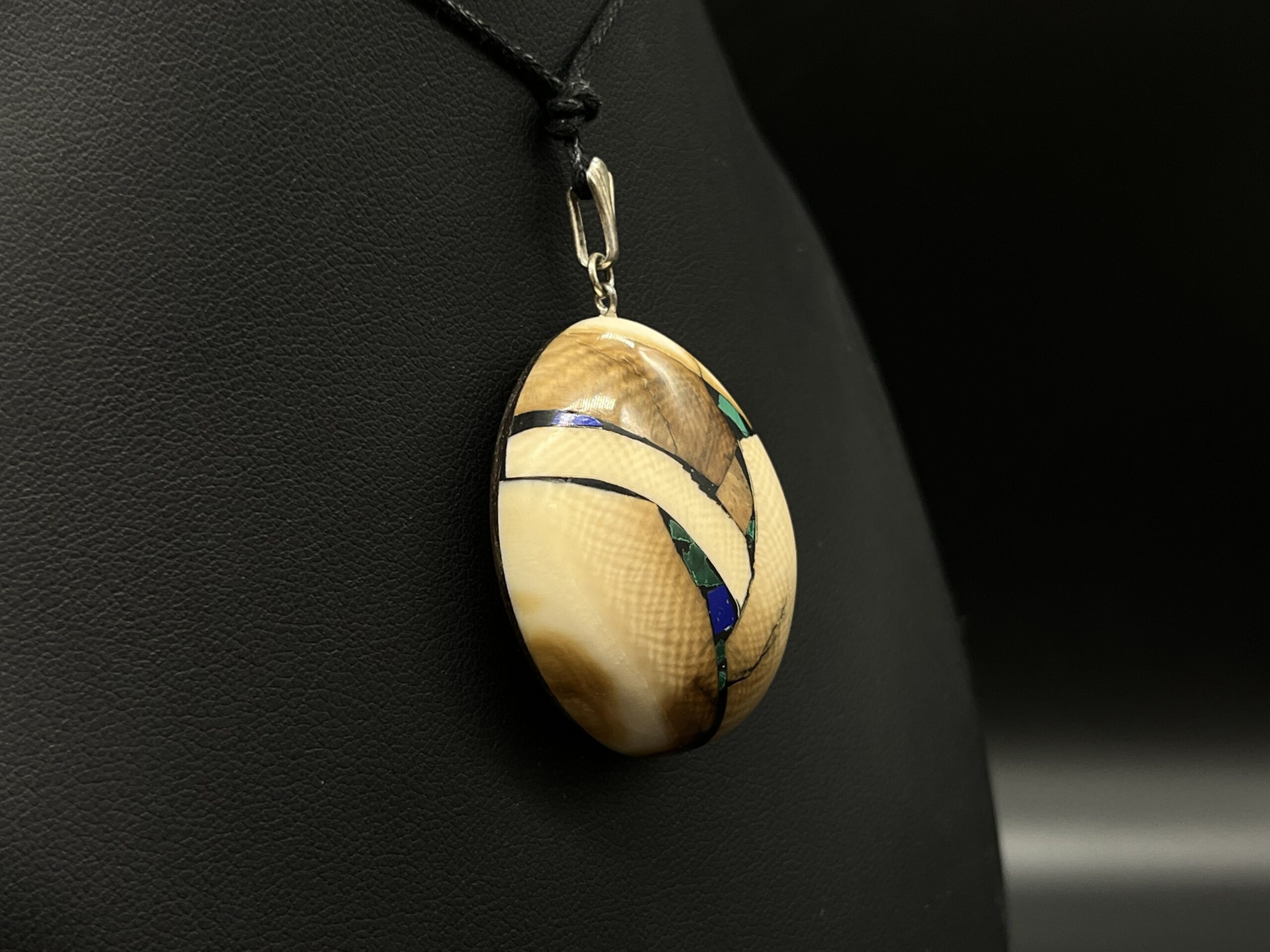 Kette Lapislazuli/Malachit – Bild 3