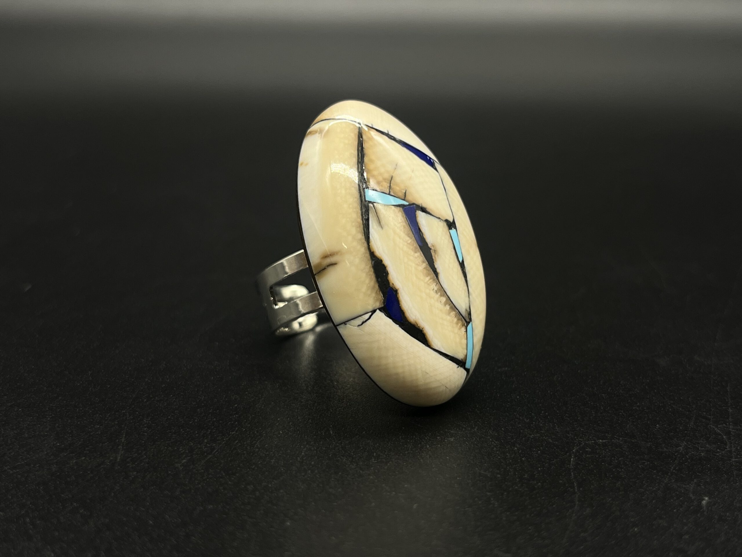 Ring Lapislazuli/Türkis – Bild 2