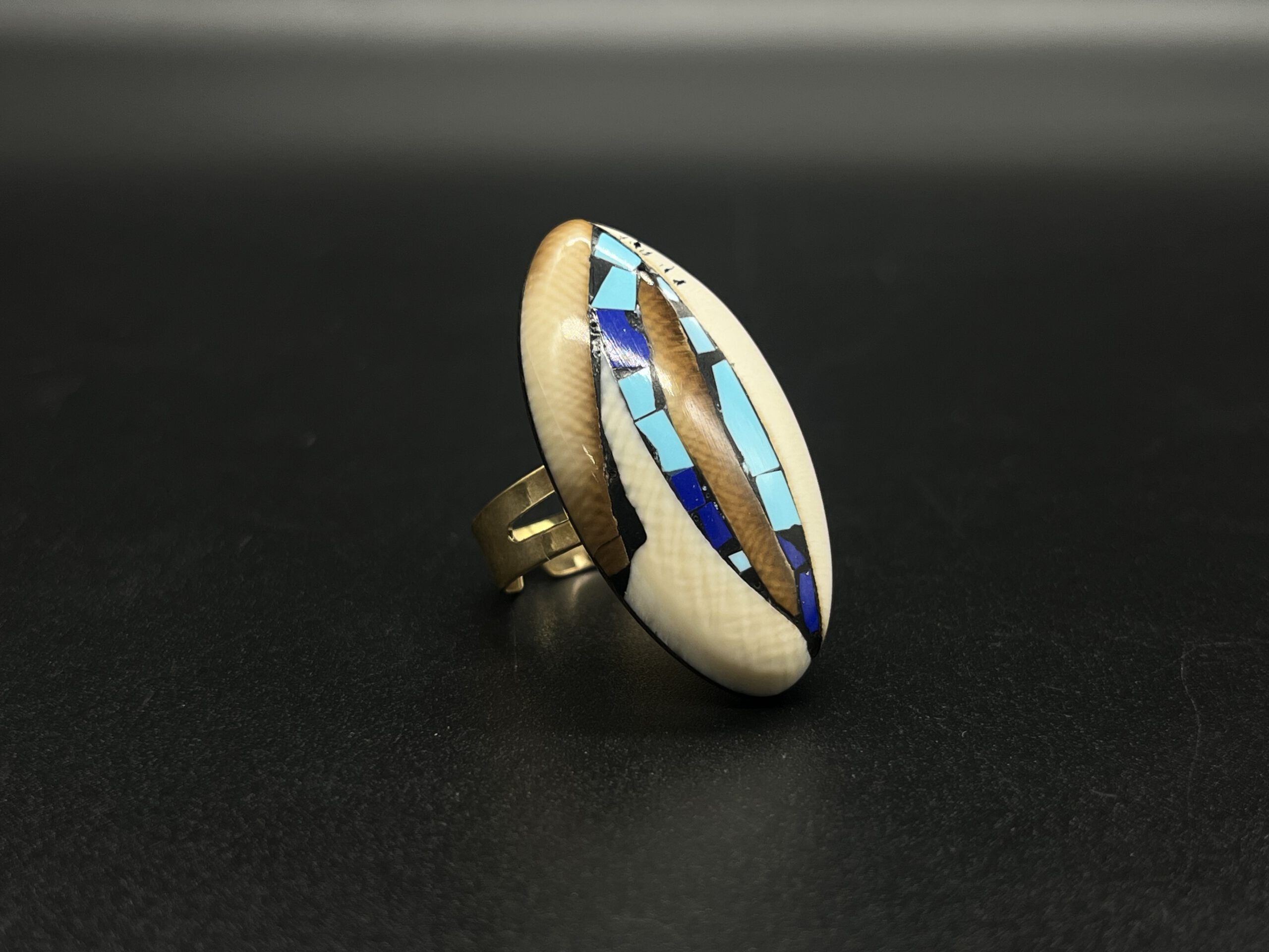 Ring Lapislazuli/Türkis